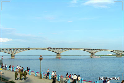 Саратовский мост через Волгу Саратовский мост через Волгу